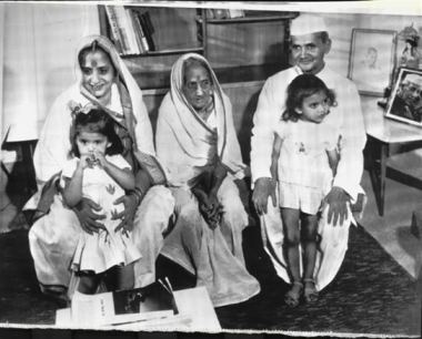 1964+India%2527s+Lal+Bahadur+Shastri+Family+Press+Photo